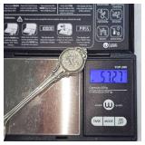 Set of .925 Sterling Teaspoons weighing 57.27 grams