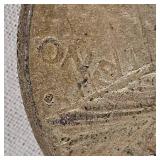 1922 S Peace Dollar $1 Fine, Gold Toning