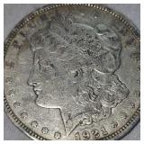 1921 D Morgan D $1 XF