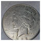 1922 S Peace Dollar $1 Fine