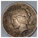 1922 Peace Dollar $1, Very Nice Gold Patina
