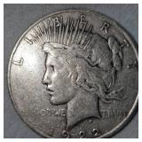 1922 D Peace Dollar $1