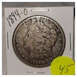 1894 O Morgan Nice w/Toning