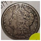 1894 O Morgan Nice w/Toning