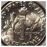 1949 D Roosevelt Dime 10c MS63