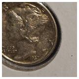 1914 S Barber, 1937 MS60 Mercury Dime 10c
