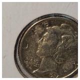 1914 S Barber, 1937 MS60 Mercury Dime 10c