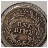 1914 S Barber, 1937 MS60 Mercury Dime 10c