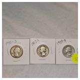 1939 D, 1937 S, 1940 D