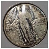 1930,1927S Standing Liberty 25c