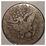 1904D, 1916D Barber Quarter 25c