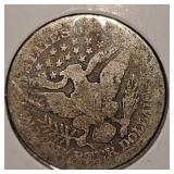 1904D, 1916D Barber Quarter 25c