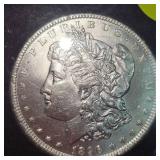 1896 Morgan $1 BU Encaps
