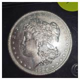 1896 Morgan $1 BU Encaps