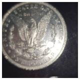 1896 Morgan $1 BU Encaps