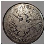 1910 Barber Half Dollar 50c