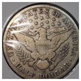 1912 D Barber Half Dollar 50c