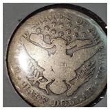 1892 Barber Half Dollar 50c