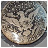 1914 S Barber Half Dollar 50c