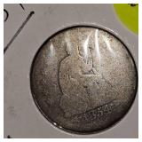 1854,1877 Liberty Seated Quarter 25c
