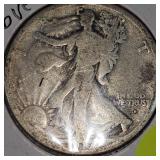 1917 D Obverse Walking Liberty Half 50c