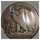 1917 D Obverse Walking Liberty Half 50c