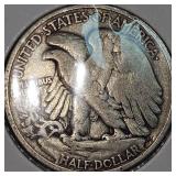 1917 Walking Liberty Half, 50c VG