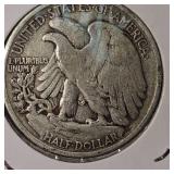 1917 Walking Liberty Half, 50c VG