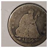 1853,1854,1858 Seated Liberty Halfs 50c