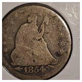 1853,1854,1858 Seated Liberty Halfs 50c