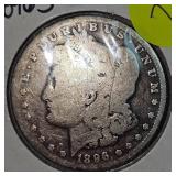 1896 S Morgan Dollar $1