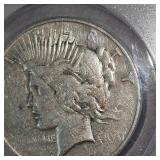 1927 D ANACS EF40, Peace Dollar $1