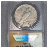 1927 D ANACS EF40, Peace Dollar $1