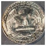 1952 S ANACS MS66 Washington 25c