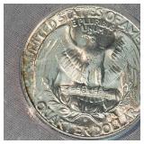 1952 S ANACS MS66 Washington 25c