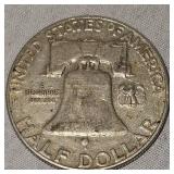 1954,62 Franklin Halfs 50c(2)