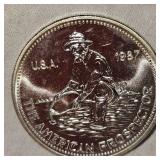 1987 American Prospector Engelhand 1 oz Round