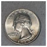 1964 Washington 25c Au Plus w/toning