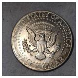 1964,64 AU w/tone, Kennedy Halfs 50c (2)