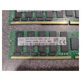 Lot of Used 128GB Of Ram (602522) Two 64GB DDR4 ECC Memory, UNTESTED/AS IS