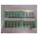 Lot of Used 128GB Of Ram (602522) Two 64GB DDR4 ECC Memory, UNTESTED/AS IS