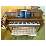 Everett Upright Piano With Counter-Balancing Metal Levers - 40H x 58W x 25D In