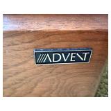 Two Advent Floor-Standing Speakers - Vintage Wood Cabinet