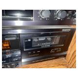 Onkyo TX-830 Tuner Amplifier & TA-RW470 Cassette Deck (Deck A/B) Vintage Hi-Fi System