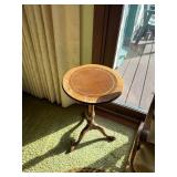 Rocking Chair & Round Side Table - Vintage Wood