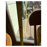 Rocking Chair & Round Side Table - Vintage Wood