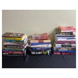 Assorted Books - 3 Stacks, Paperback & Hardcover