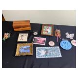 Alaska The Last Frontier Needlepoint Map - Framed Wall Art & Butterfly Print