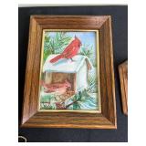 Alaska The Last Frontier Needlepoint Map - Framed Wall Art & Butterfly Print