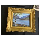 Alaska The Last Frontier Needlepoint Map - Framed Wall Art & Butterfly Print